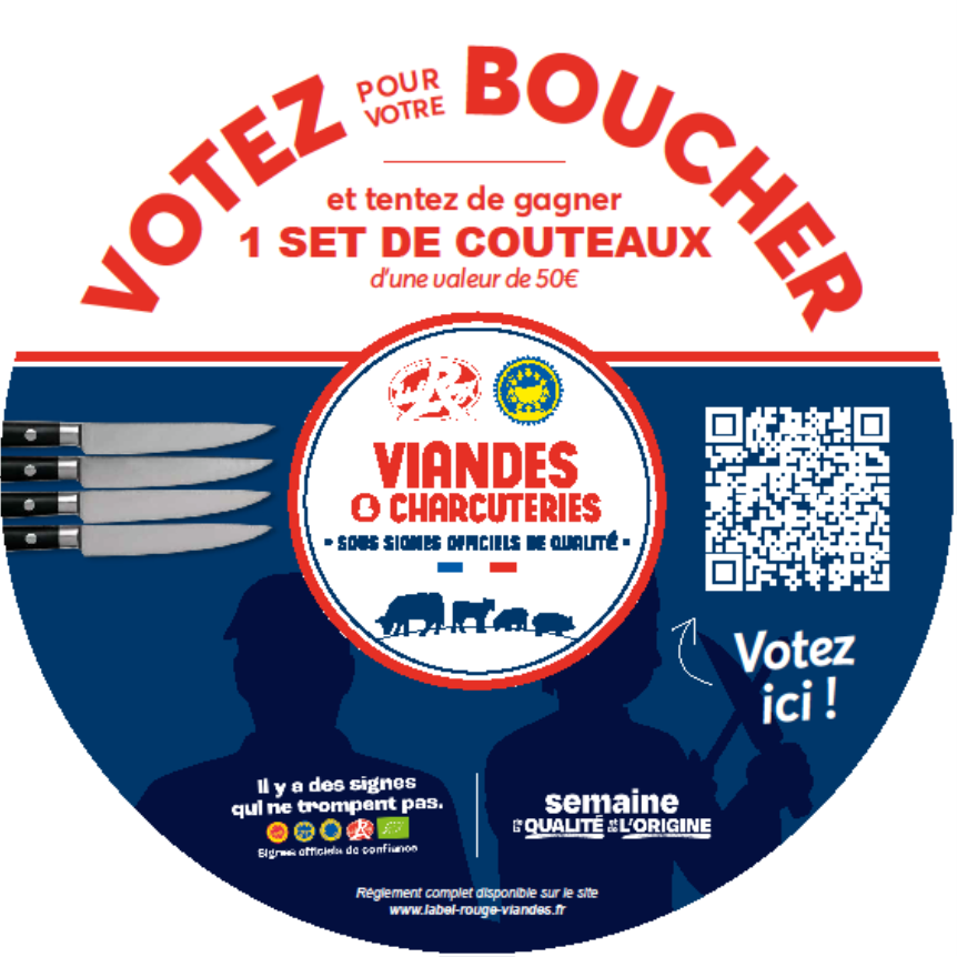 Label Rouge Viande - Les viandes et charcuteries Label Rouge et IGP mises à l'honneur du 1er au 7 décembre 2024